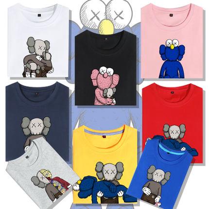 Uniqlo(ยูนิโค ล่) เส ื้อยืดลาย Kaws สำหรับบุรุษ / สตรี (ut) Uniqlo ยูนิโค ล่ เส ื้อสวมหัว เส ื้อสวมหัว