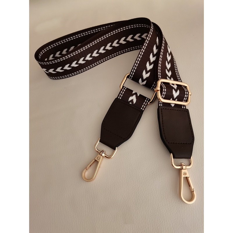 สายสะพายกระเป๋าหนัง ไนล่อน รูปหัวใจ กว้าง 3.8 ซม. ปรับได้ แบบเปลี่ยน สายกระเป๋า - รูปที่ 7