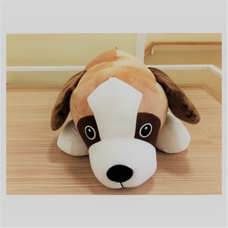 ตุ๊กตาหมาเซนต์เบอร์นาร์ดนุ่มนิ่ม Saint Bernard Stuffed Dog