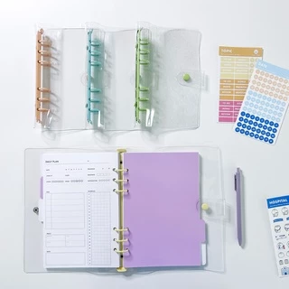 [ปก] แพลนเนอร์ พลาสติกนิ่ม 🔆 Clear Planner Cover Folder Diary สมุดแพลนเนอร์ สมุดโน๊ต ไดอารี่ แฟ้ม A6/A5 mimisplan