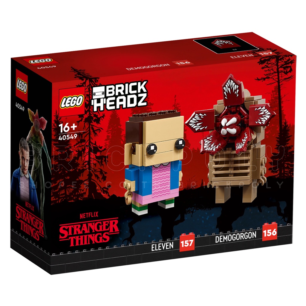 40459 : LEGO BrickHeadz Netflix’s Stranger Things Demogorgon &amp; Eleven
