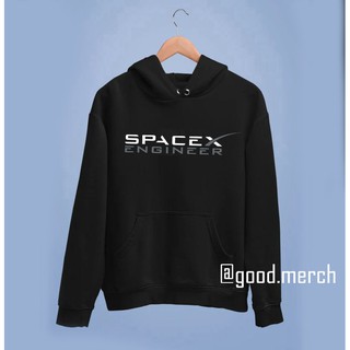 เสื้อกันหนาว มีฮู้ด ลาย SPACEX ENGINEER