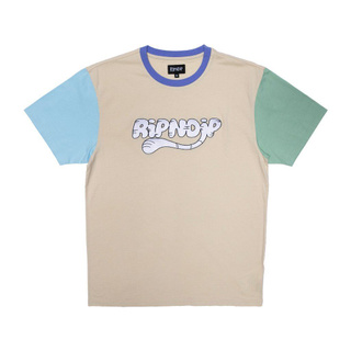 SLUM LTD - RIPNDIP Ripntail Color Block Emboidered Tee Multi