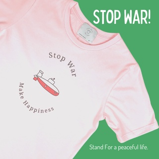 เสื้อยืด minimal stop war