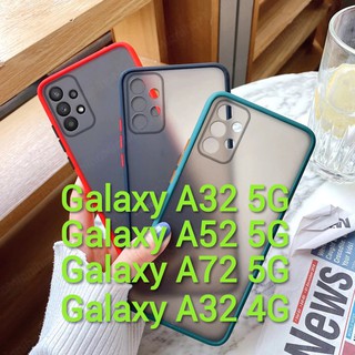 A22(พร้อมส่งในไทย)เคสขอบนิ่มหลังแข็งขุ่นคลุมกล้องSamsung Galaxy M52/A03/A33 5G/M22/A52S/M32/A22 4G/5G/A32 5G/4G/A52/A72