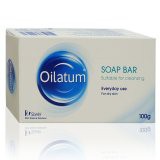 Oilatum Bar 100 g สบู่อาบน้ำ ออยลาตุ้ม สำหรับผิวแห้ง ผิวเด็กทารก ผิวแพ้คัน