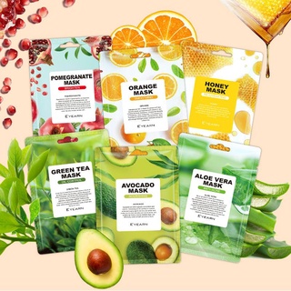 *พร้อมส่ง*มาร์คหน้าใส ลดริ้วรอย สารสกัดจากธรรมชาติผสมมอยเจอร์ไรเซอร์ 1 pc.