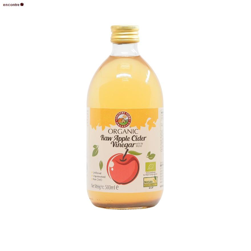 จุดประเทศไทยKeto Apple Cider Vinegar (With the Mother  Organic 100%) ACV คีโต แพ็คคู่ 500 ml