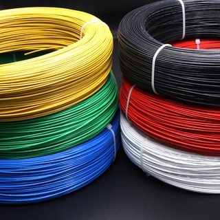 10awg UL1332 PTFE ลวดทองแดงดีบุก หุ้มฉนวนพลาสติก อุณหภูมิสูง สายเคเบิลอิเล็กตรอน DIY