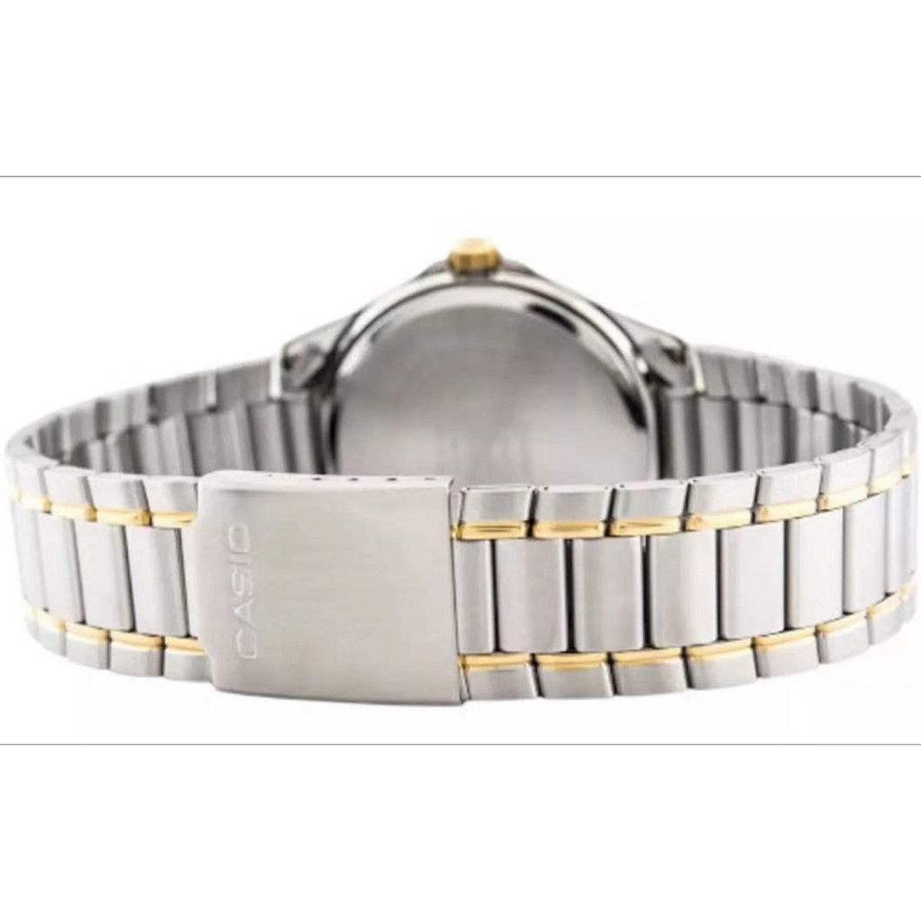 Casio Standard รุ่น MTP-1183A-1A - นาฬิกาผู้ชาย สายแสตนเลส หน้าปัดดำ (สินค้าขายดีมาก) มั่นใจ ของแท้ ประกันศูนย์ 1 ปีเต็ม