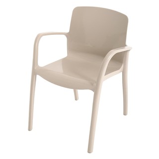 Chair table CHAIR SPRING LILLY BROWN Outdoor furniture Garden decoration accessories โต๊ะ เก้าอี้ เก้าอี้พนักพิงท้าวแขน