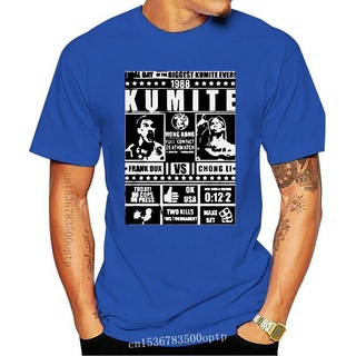 คอลูกเรือเสื้อยืดผ้าฝ้าย พิมพ์ลาย Final Day Of The Biggest Kumite Ever 1988 Frank Dux Chong Li PPjcdo66PIigfk94 สําหรับผ