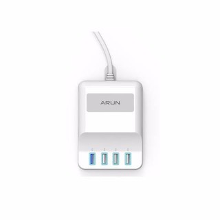 ยูเอสบีชาร์จ 4 พอร์ท ชาร์จเร็ว 3.1A /2.1/2.1/1 Arun 4in1 Great Power 4 port USB Charger 8.4A 42W AC100-240V สินค้าคุณภาพ