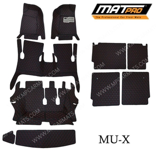 MatPro พรมปูพื้นเข้ารูป 5D 6D Premium Fitted Leather Car Mats สำหรับรถรุ่น ISUZU MU-X ปี 2015-2020