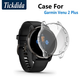 เคสกันรอยหน้าจอ Tpu แบบนิ่ม น้ําหนักเบา กันรอยขีดข่วน สําหรับ Garmin Venu 2 Plus Venu2