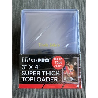 Ultra-Pro : 3” x 4” Super Thick Toploader 75PT Cards (25Pack)