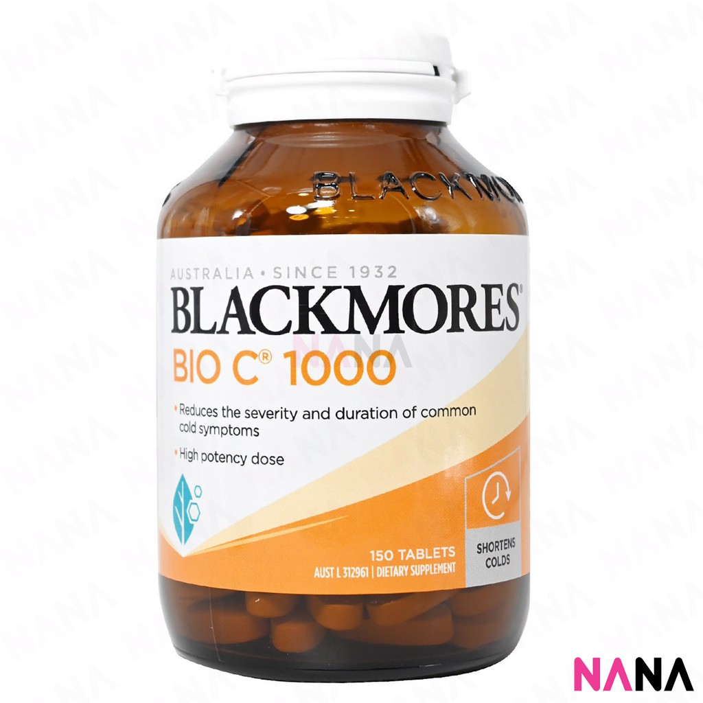 Blackmores Bio C 1000mg 150 Tablets Vitamin C ไบโอ ซี 1000มิลลิกรัม 150 เม็ด วิตามินซี (หมดอายุ:07 2025)