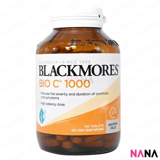 Blackmores Bio C 1000mg 150 Tablets Vitamin C ไบโอ ซี 1000มิลลิกรัม 150 เม็ด วิตามินซี (หมดอายุ:04 2025)