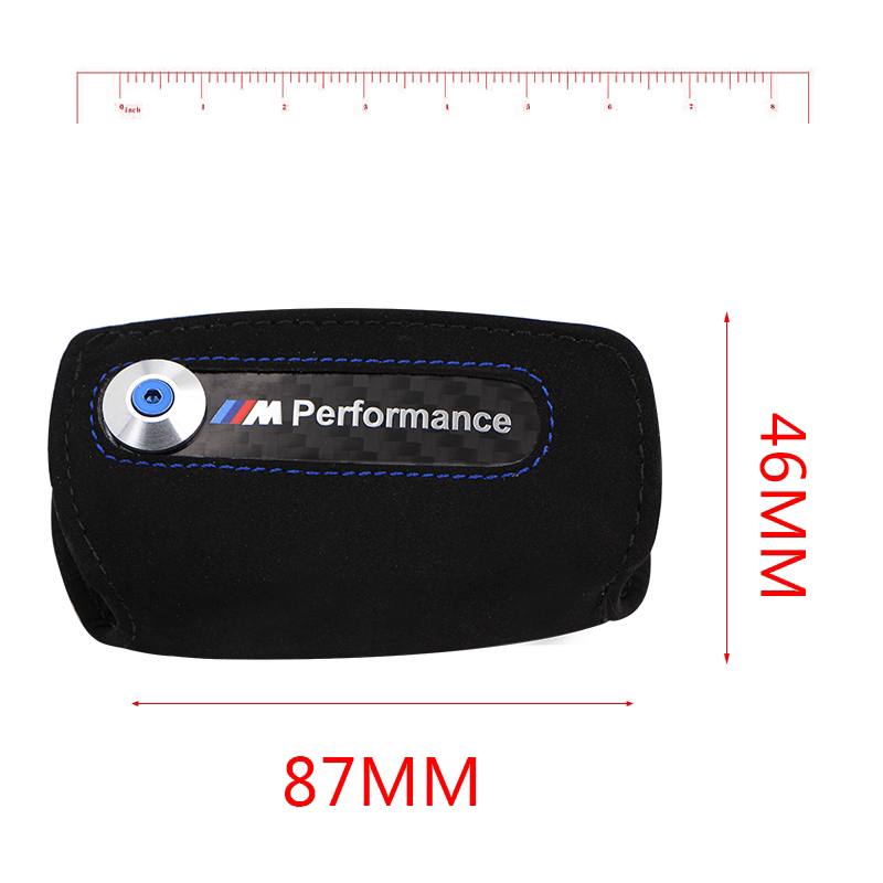 ✨พร้อมส่ง✨ กระเป๋าใส่กุญแจ คาร์บอนไฟเบอร์หนังนิ่ม BMW Key Bag 1 Series 3 Series 5 Series 7 Series GT X5 X4 X6 F10 F20 F30 F10 Carbon Fiber Suede Key Case - รูปที่ 2
