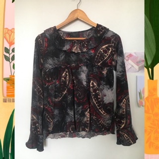 เสื้อแฟชั่น แขนระบาย (ของใหม่)