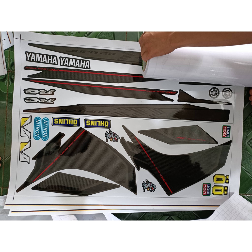 Jupiter Rc fi แสตมป์ถอดได้สีดําด้ายแดง