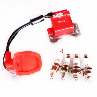 High Performance Red&amp;amp;Black IGNITION COIL for 43cc 47cc 49cc Mini Quad Pocket Dirt Bike ATV 2-Stroke Engine Part With