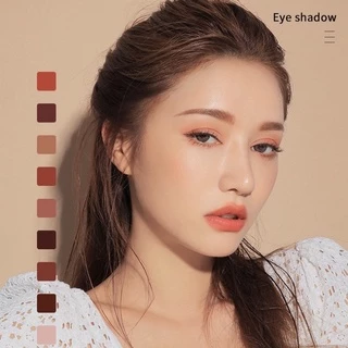 S-06🌟สินค้ามีพร้อมส่งLAMEILA พาเลทอายแชโดว์9สีในหนึ่งตลับ อายแชโดว์กลิตเตอร์ เนื้อดินน้ำมัน สีสวย ติดทนนาน กันน้ำ 9 ช่อง