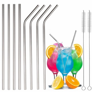 1/10/100Pcs Bendable Beverage Drinking Straws / Straws with Brushes Party DIY Drinking Straw for Smoothies Cocktails