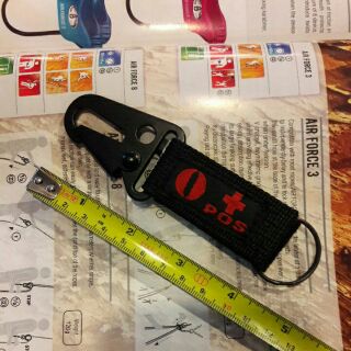 Frogmangear Crap Lock no.11 O Positive พวงกุญแจ ก้ามปู สายไนล่อน ห่วงดำ by ครูแว่น frogmangear