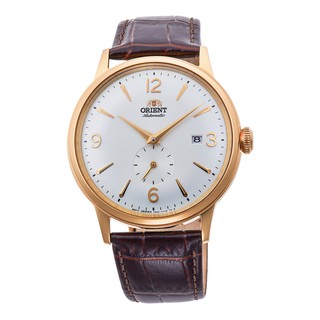 Orient BAMBINO Classic Mechanical, สายหนัง รุ่น RA-AP0004S (ขอบสีทอง หน้าขาว)