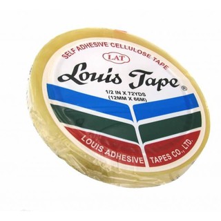 (KTS)เทปใส Louis 1/2"x72 yds 12mm x66m แกนใหญ่
