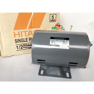 มอเตอร์ ฮิตาชิ (HITACHI) รุ่น 1/2 HP มอเตอร์ไฟฟ้า 1/2HP(0.40kw) 4Pole 1เฟส(220V) รุ่น EFOUP-KT (แบบไม่มีคาปาซิเตอร์)