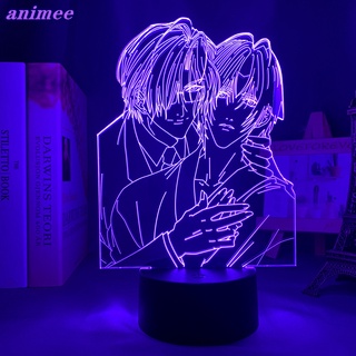 โคมไฟกลางคืน Led ลายการ์ตูนอนิเมะมังงะ 3d สําหรับตกแต่งห้องนอนเด็ก ของขวัญวันเกิด