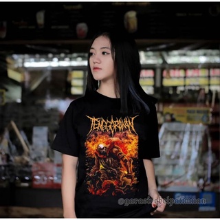 เสื้อยืดลําลอง แขนสั้น พิมพ์ลาย Deathmetal X Garasi Rebel Thro สําหรับผู้ชาย