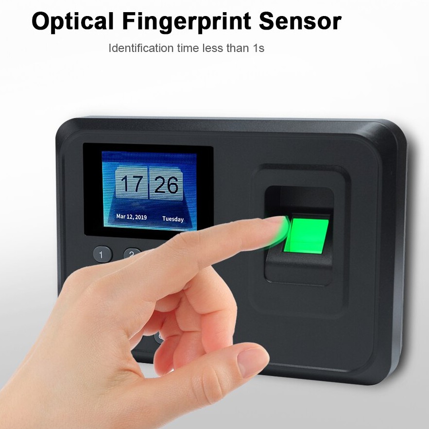 เครื่องสแกนลายนิ้วมือ พร้อมส่ง รุ่นยอดนิยม Fingerprint Time Attendance ลงเวลา ของแท้รับประกัน1ปี