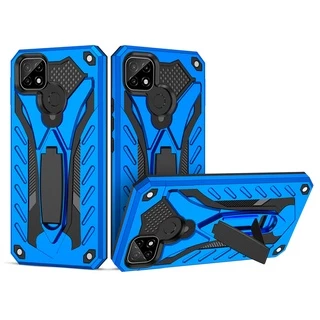 ส่งจากไทย เคสเรียวมี Case Realme Note50 C35 C21Y C25 C21 C12 9i C11 C3 Realme 6 กันกระแทก เคสหุ่นยนต์ ไฮบริด มีขาตั้ง
