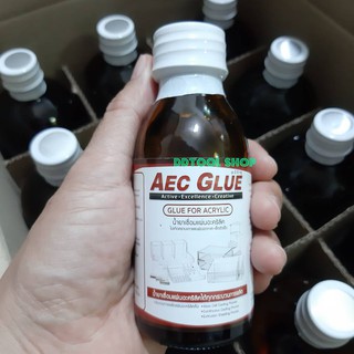 Aec glue น้ำยาเชื่อมแผ่นอะคริลิคชนิดไร้คราบขาว 110g