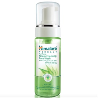 โฟมล้างหน้า ผิวแพ้ง่าย เป็นสิว Himalaya purifying neem foaming face wash 150ml foam หิมาลายา นีม โฟม face wash