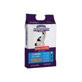 American Cat Litter Ultra Scooping ทรายแมวภูเขาไฟ  ขนาด 10 ลิตร