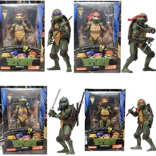 Neca โมเดลตุ๊กตานินจาเต่า ขยับได้ ขนาด 7 นิ้ว 1990 TMNT