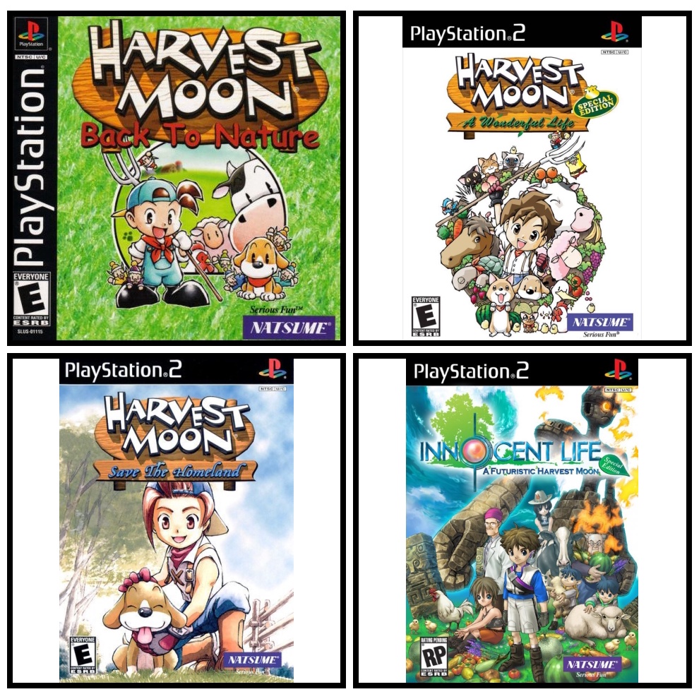 Harvest Moon เกมปลูกผัก ทุกภาค PS1 - PS2   แผ่นเกม  Playstation 2  Playstation 1