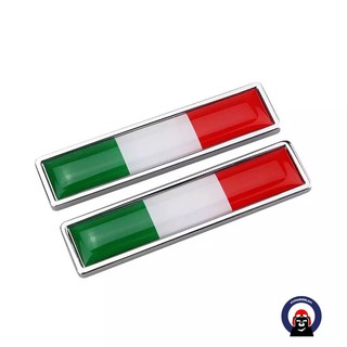 พร้อมส่ง Plate Italy ติดข้างรถ 1 คู่