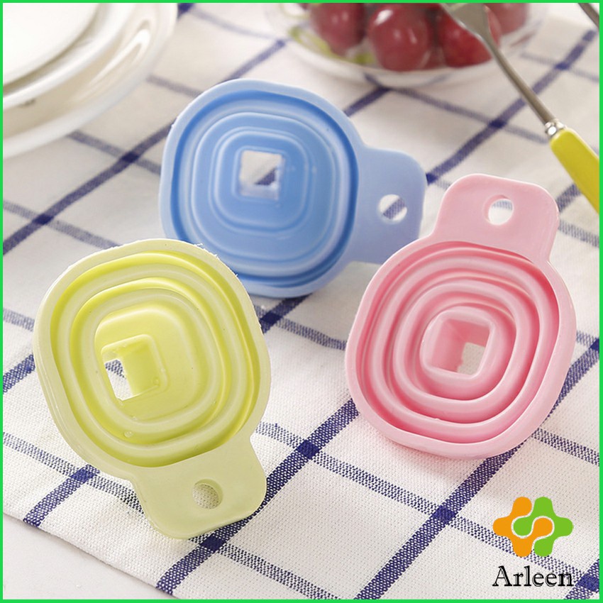 Arleen กรวยซิลิโคน พับเก็บประหยัดพื้นที่ พกพาสะดวก Silicone funnel - รูปที่ 7