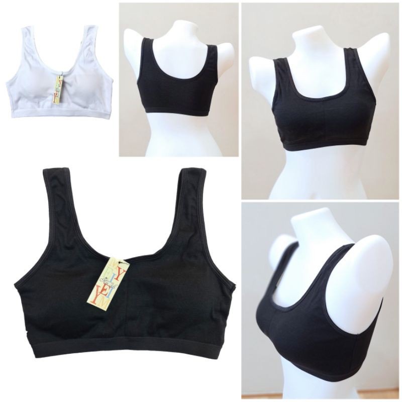 GIRL TEEN TOP INNER BRA SPORT BREATHABLE/BAJU DALAM BUDAK PEREMPUAN INNER BRA COTTON GOOD QUALITY