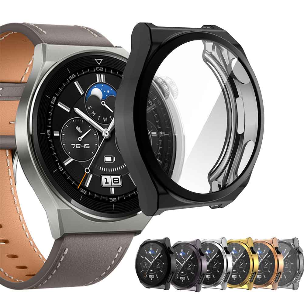 เคสป้องกัน สําหรับ Huawei Watch GT 3 Pro 46 มม. 43 มม. เคสนาฬิกา TPU เคสป้องกันเต็มรูปแบบ GT3 Pro อุปกรณ์เสริมสมาร์ทวอทช์