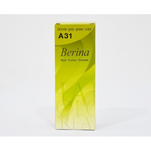 Berina A31 เบอริน่า A31 สีย้อมผม สีบลอนด์เขียวหม่นอ่อน