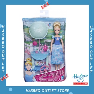 Disney Princess Cinderella Fashion Doll with Tea Cart Accessory ตุ๊กตาเจ้าหญิงสินค้าลิขสิทธ์แท้