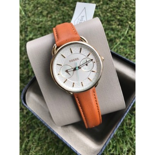 FOSSIL Tailor White Dial Ladies Multifunction Watch 34 mm