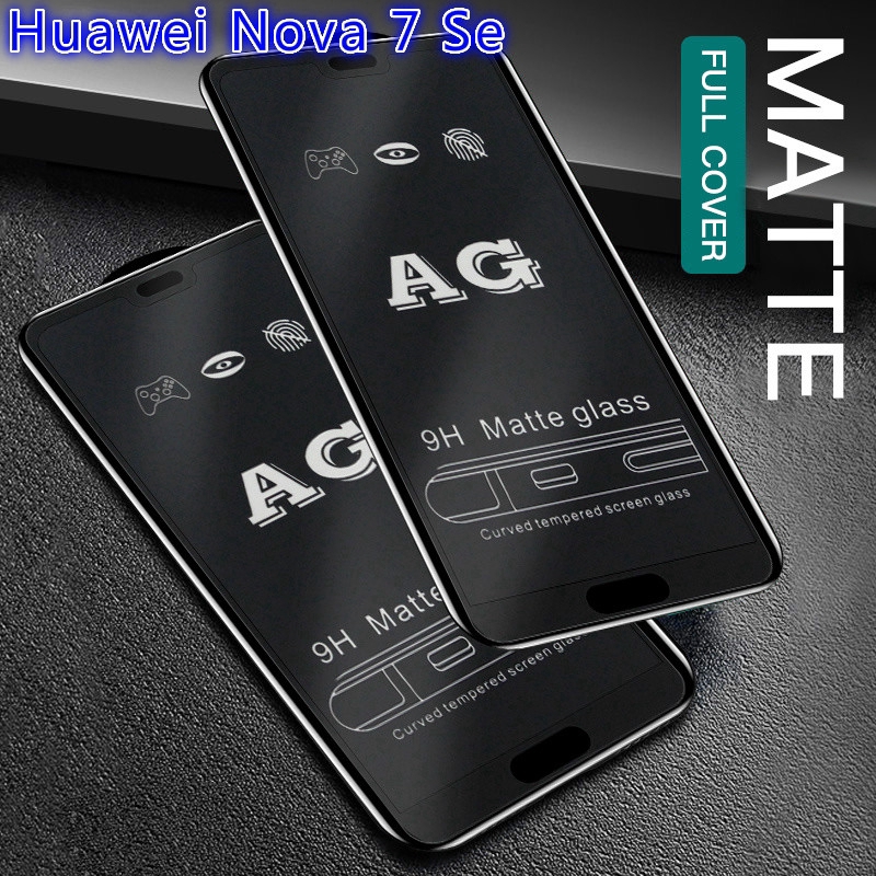 AG ฟิล์มกระจกเนื้อด้าน แบบเต็มจอ กาวเต็มคุณภาพสูง สำหรับ Huawei Nova 11 11i 10 9 SE Y61 Y70 Plus Y90 8i 7 7i 5T 4 3i 3 2i 2 Lite