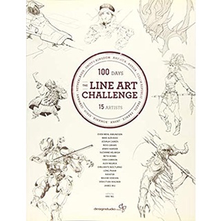 The Line Art Challenge : 100 Sketches in 100 Days หนังสือภาษาอังกฤษมือ1(New) ส่งจากไทย